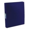 Q-Connect 2 Ring Binder A4 Polypropylene Opaque Frosted Blue