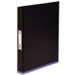 Elba Mycolour A4 Ring Binder Black and Purple