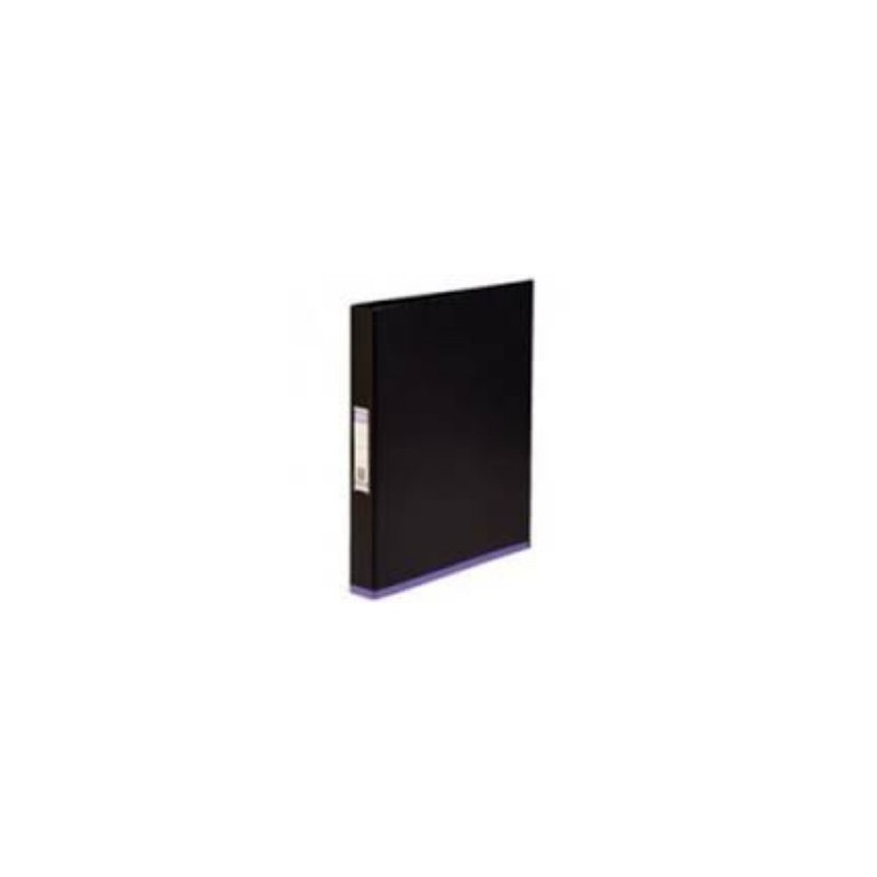 Elba Mycolour A4 Ring Binder Black and Purple