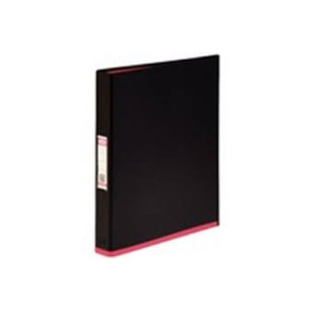 Elba Mycolour A4 Ring Binder Black and Pink