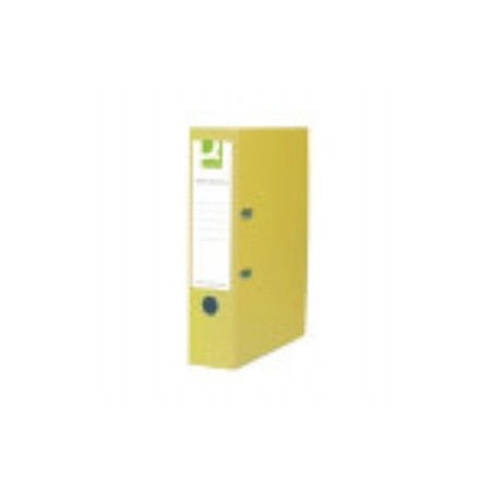 Q-Connect Lever Arch File Foolscap Polypropylene 70mm Yellow