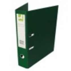 Q-Connect Lever Arch File Foolscap Polypropylene Green