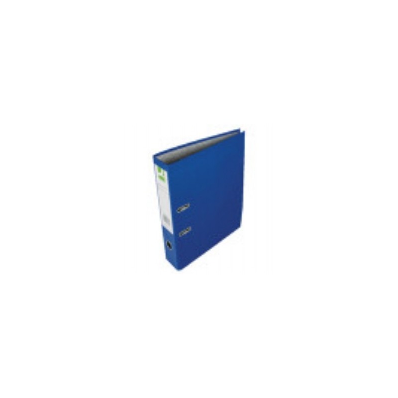 Q-Connect Lever Arch File Foolscap Paper-Backed Blue