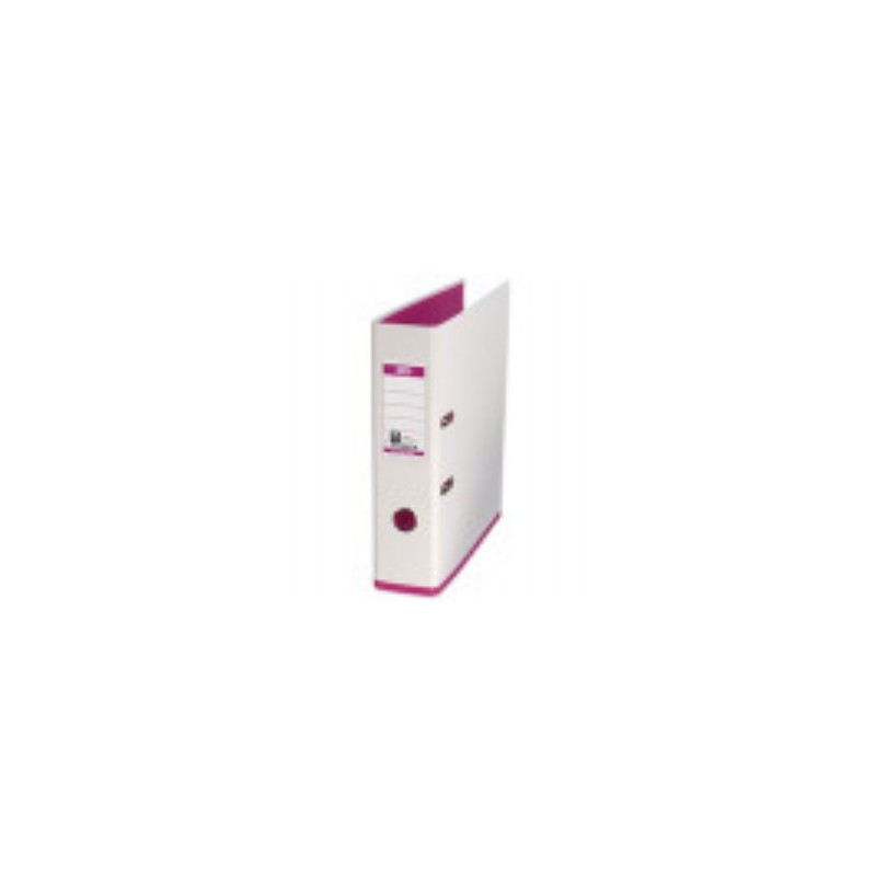 Mycolour A4 Lever Arch File White/Pink