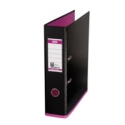 Mycolour A4 Lever Arch File Black/Pink