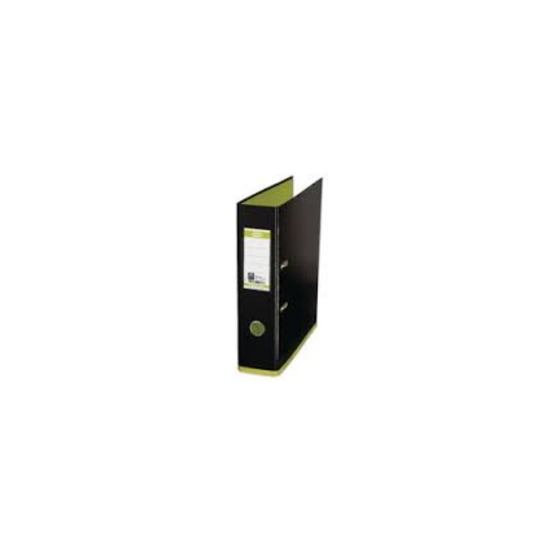 Mycolour A4 Lever Arch File Black/Lime