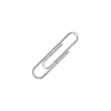 Q-Connect 77mm Wavy Paperclips (Pack of 100) KF27004