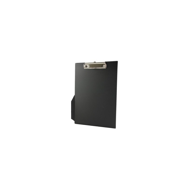 Q-Connect Black A4/Foolscap PVC Clipboard KF01296
