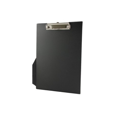 Q-Connect Black A4/Foolscap PVC Clipboard KF01296