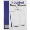 Guildhall Time Sheet 254 x 203mm Saturday - Friday Pack of 100 1653