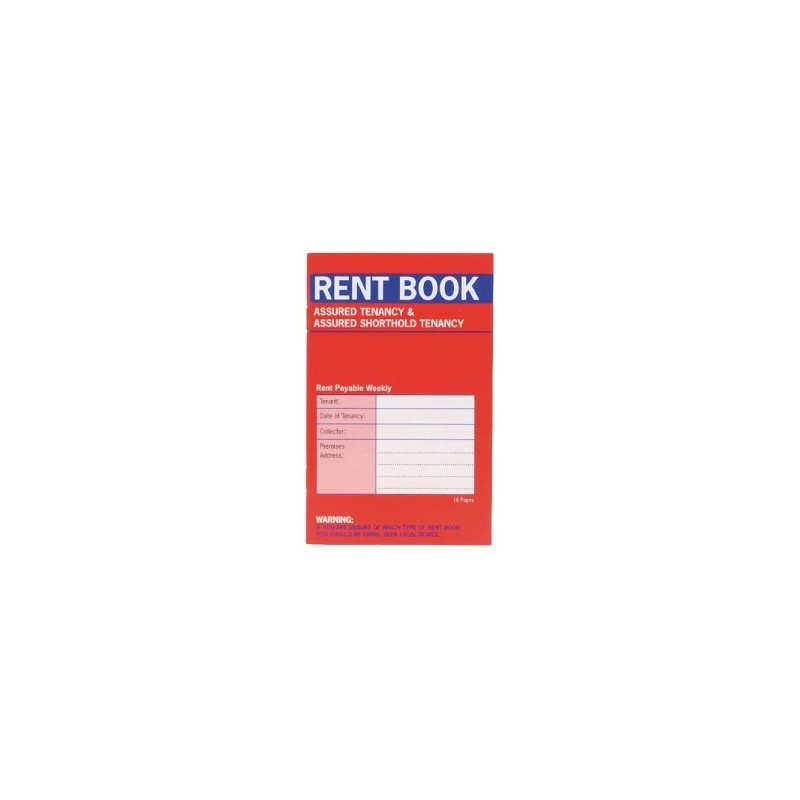 Country Assured Tenancy Rent Book (Pack of 20) C237