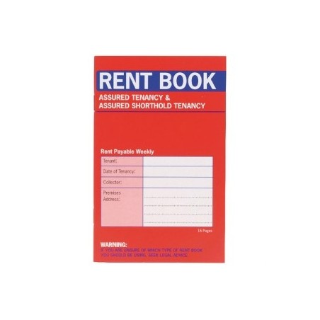 Country Assured Tenancy Rent Book (Pack of 20) C237