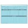 Custom Forms Blue Personnel Wallet (Pack of 50) PWB01