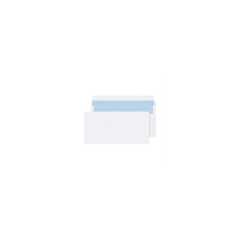 Q-Connect White Self-Seal DL Envelopes 90gsm