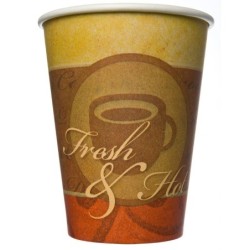 8oz Fresh & Hot PE SW Hot cup
