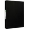 Q-Connect 2 Ring Binder A4 25mm Paper Over Board Black